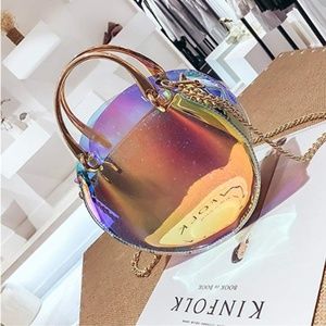 Hologram Tote Bag with removable Purse